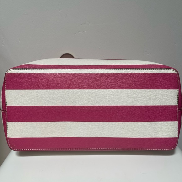 ♠️ Kate Spade Eden Street Pink Margareta striped tote - Picture 6 of 13